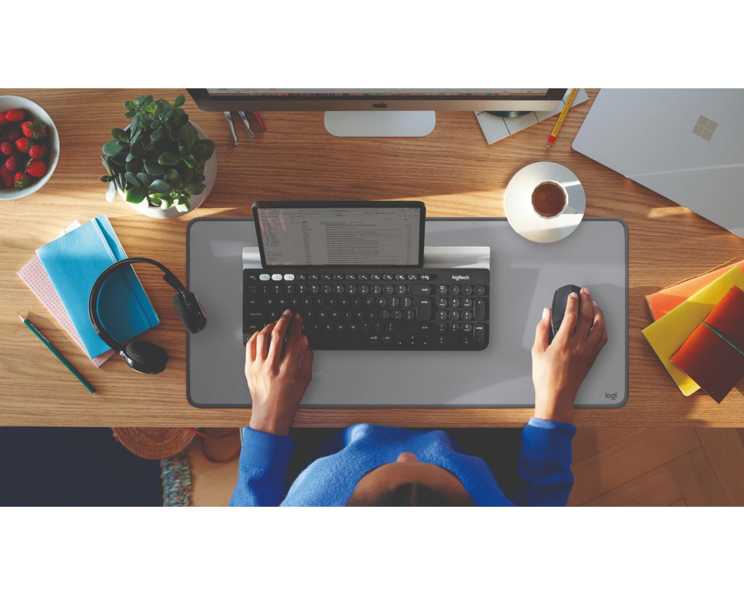 Tappetino per Mouse Logitech 956 000053 Desk Mat Studio Series Rosa