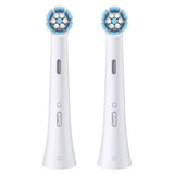 Oral-B Testine di Ricambio iO Series Gentle Care Bianche, Testine Rotonde Originali, per Gengive Sensibili, 2 Testine