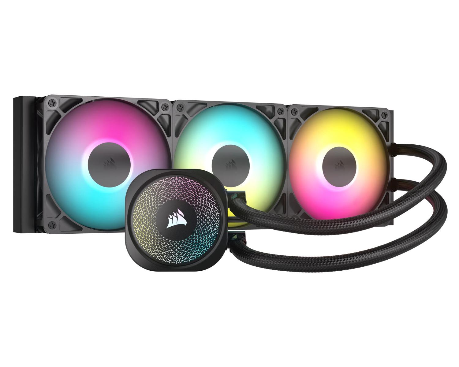 Corsair NAUTILUS 360 RS ARGB Processore Raffreddatore d'aria Nero