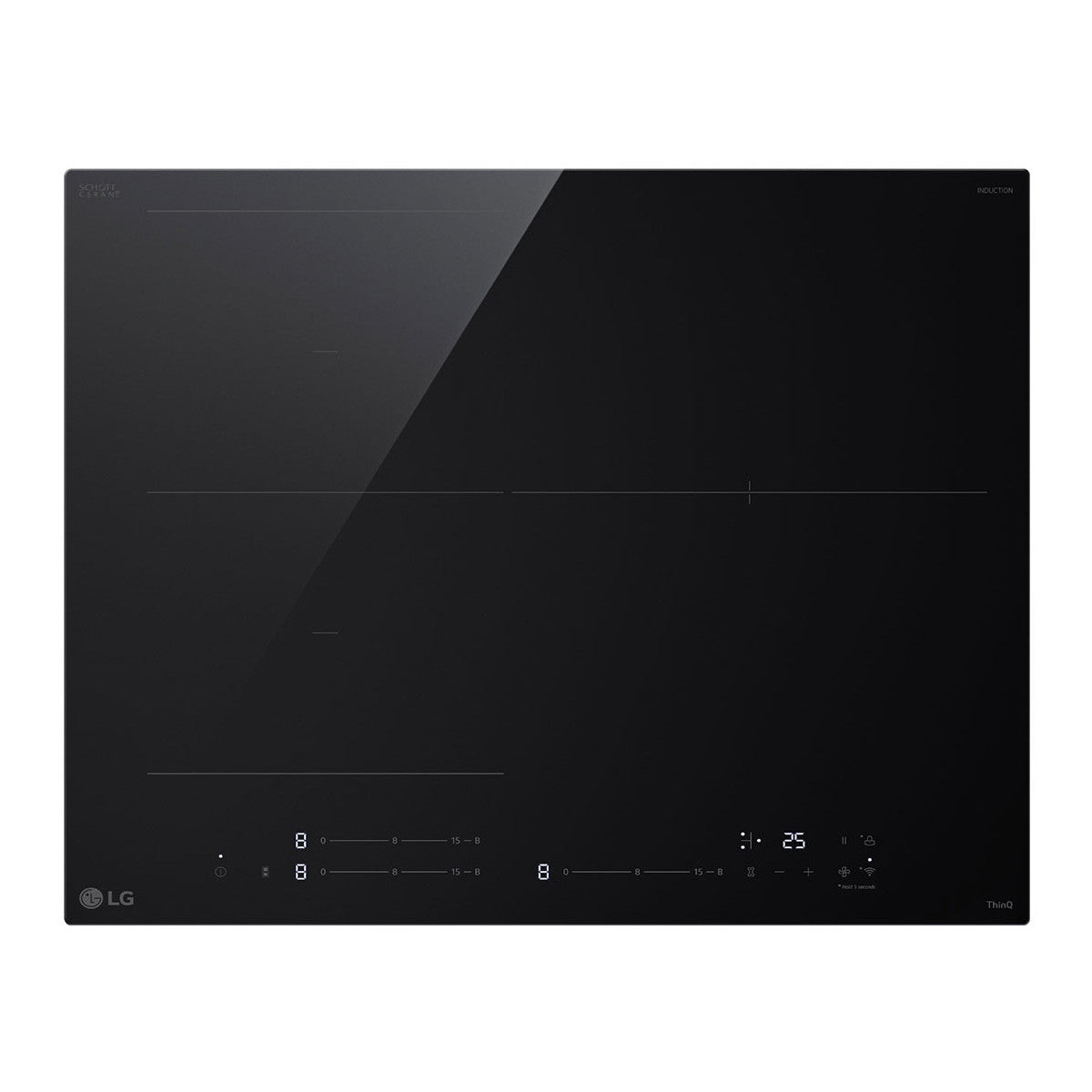LG CI5Z2423BN Piano cottura a induzione 4 Fornelli Nero Da incasso 60 cm