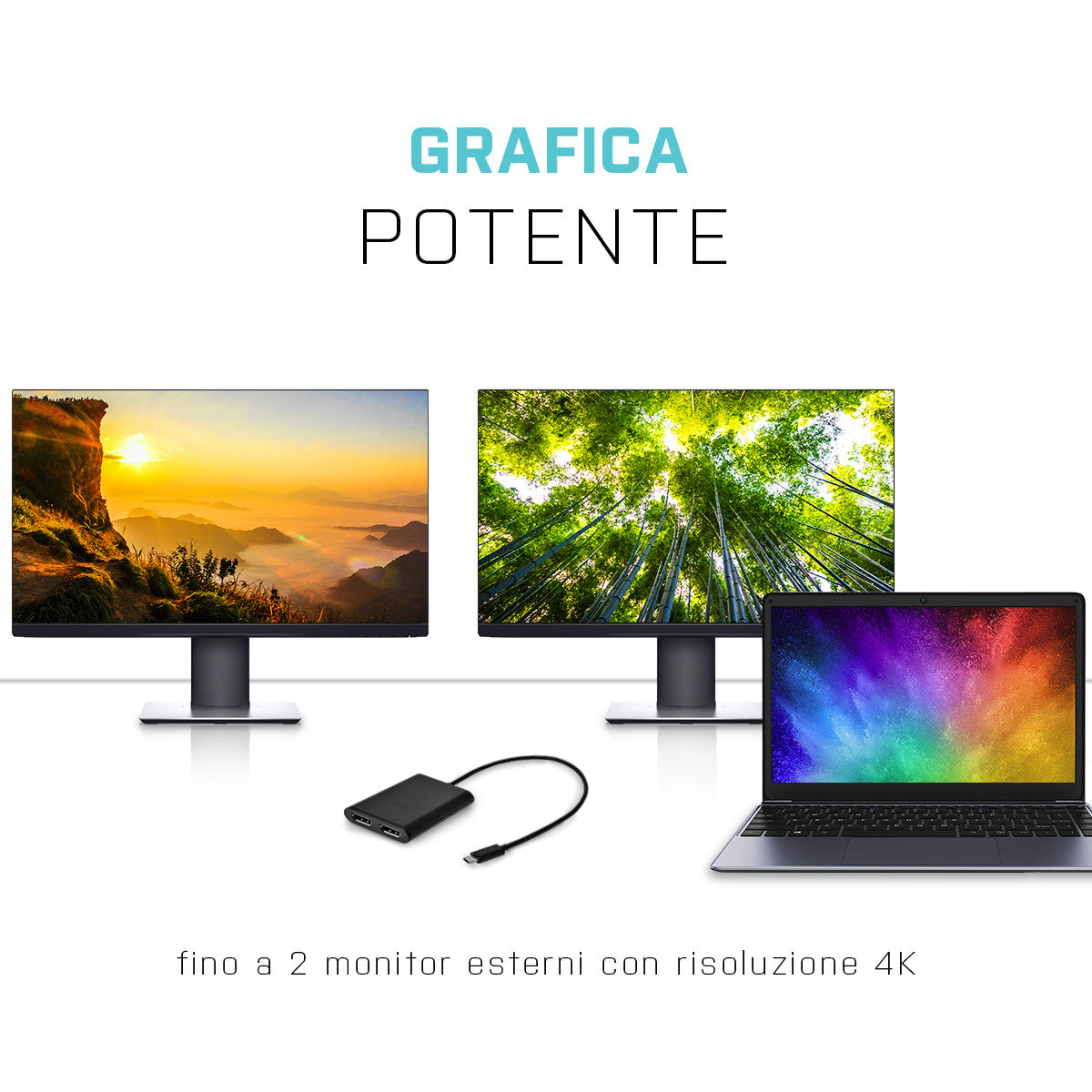 i-tec USB-C 3.1 Dual 4K DP Video Adapter