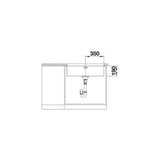 BLANCO Andano 700-U lavello Rettangolare Acciaio inox