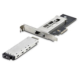 StarTech.com Rack rimovibile per SSD M.2 NVMe a PCIe x4 / Backplane mobile per slot di espansione PCI Express, Installazione senza attrezzi, Alloggiamento PCIe 4.0/3.0 Hot-Swap, Blocco a chiave