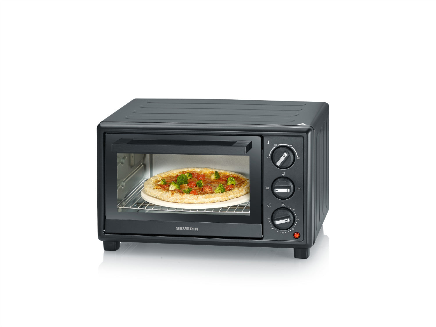 Severin TO 2078 fornetto con tostapane 20 L 1600 W Nero