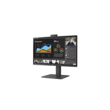 LG 24BR750E-A Monitor Docking 24" Full HD IPS USB-C Con Webcam E Speaker Integrati