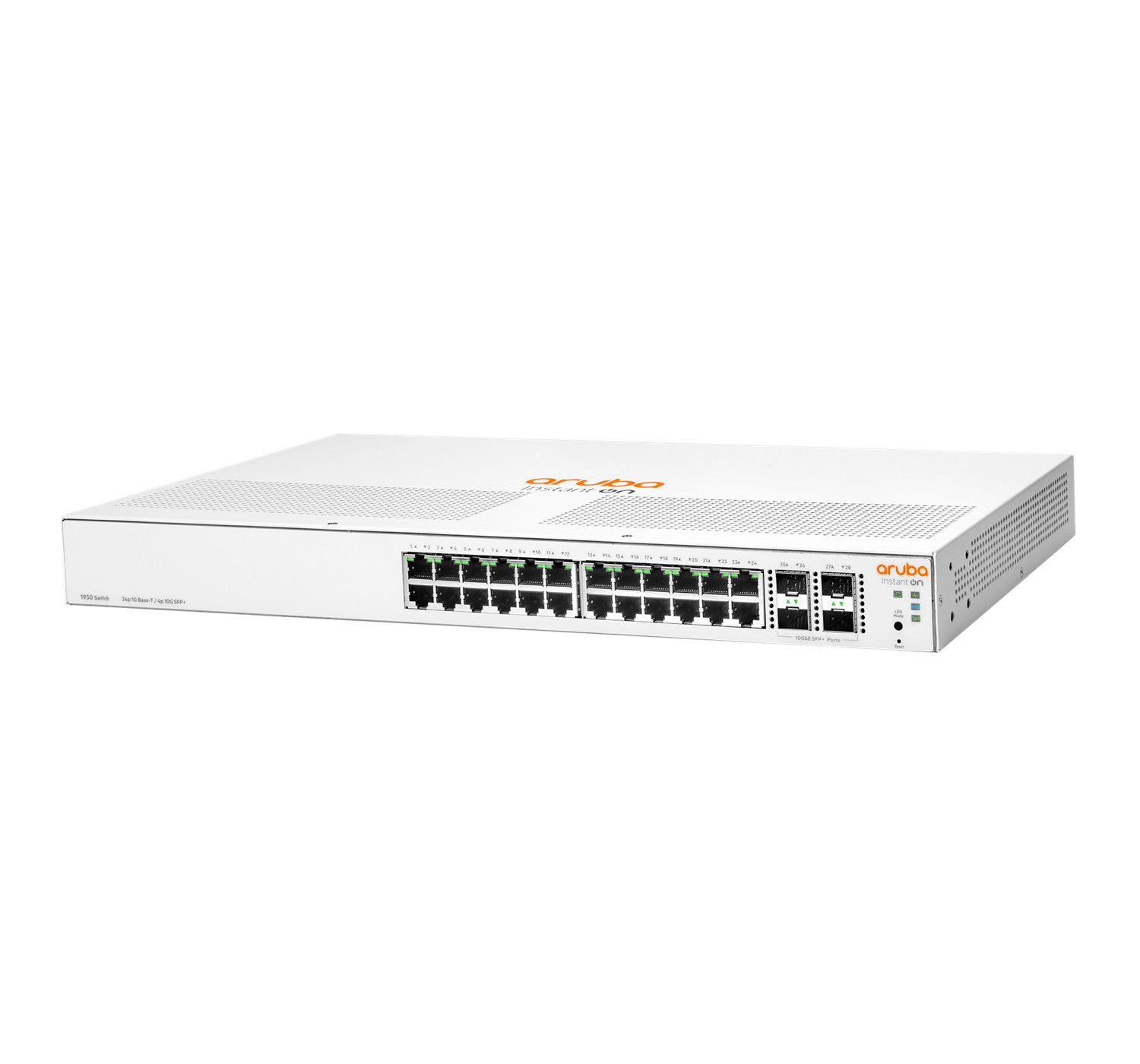 HPE Networking Instant On Switch 24p Gigabit 4p SFP 1930 Gestito L2 Gigabit Ethernet (10/100/1000) 1U Bianco