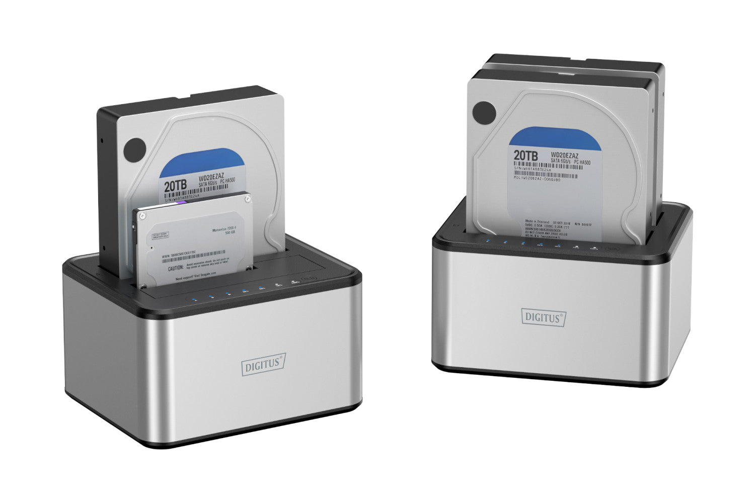 Digitus USB 3.0 dual SATA HDD docking station 2,5 pollici/ 3,5