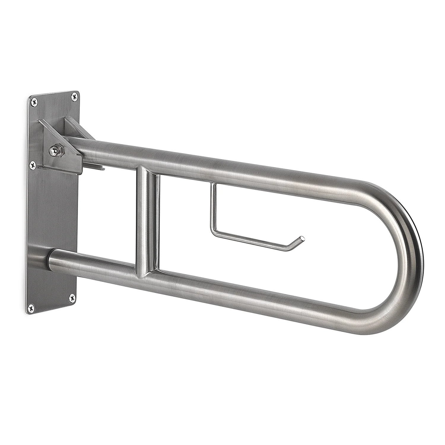 Gedy Appoggio Ribaltabile Con Portarotolo Snug Bianco