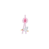 Baby Idea Fiocco Nascita Cicogna Misura Media Rosa
