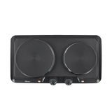 Ardes ARFOEL05 FOCUS DUO Fornello elettrico Duo 15 e 18 cm Nero