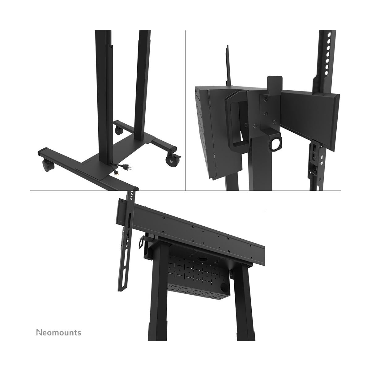 Neomounts FL55-875BL1 Supporto per display espositivi 2,54 m (100") Nero