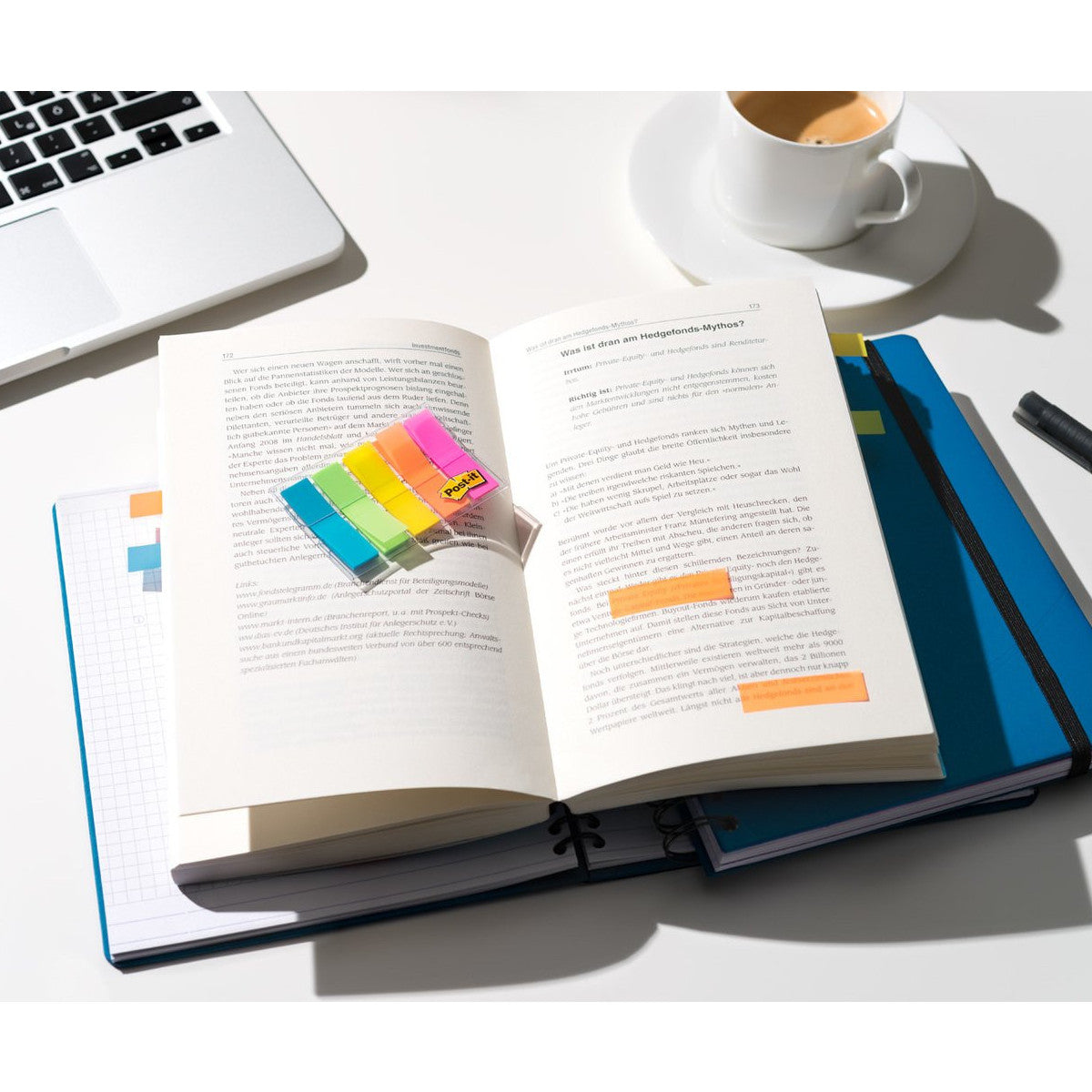 Post-It Index Mini Segnapagina Removibili Full Color Con Dispenser Fluo Assortiti 100 Pz 11,9 X 43,2 Mm
