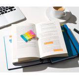 Post-It Index Mini Segnapagina Removibili Full Color Con Dispenser Fluo Assortiti 100 Pz 11,9 X 43,2 Mm