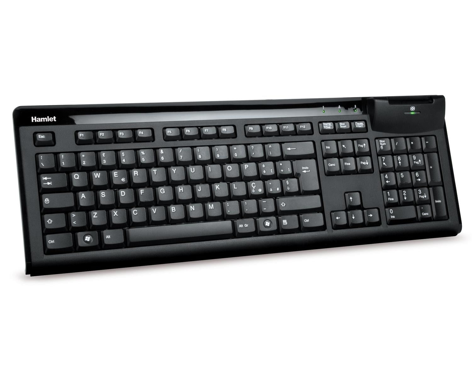 Hamlet XKKITASCR tastiera QWERTY Italiano Nero