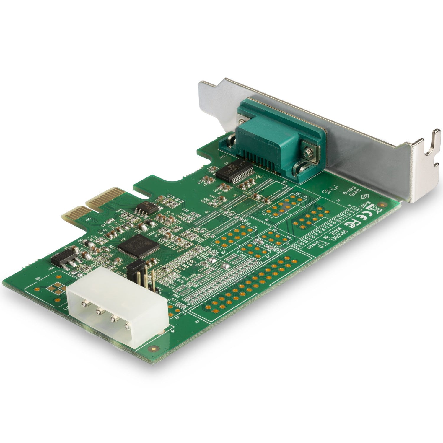 StarTech.com Scheda Seriale PCI Express con 1 Porta - Controller PCIe RS232 - 16950 UART - Scheda Seriale di Espansione DB9 a Profilo Basso - Compatibile Windows e Linux