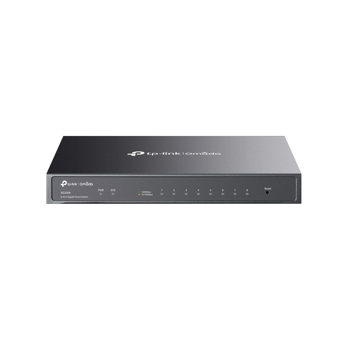 TP-Link Omada SG2008 switch di rete Gestito L2/L2 Gigabit Ethernet (10/100/1000) Nero