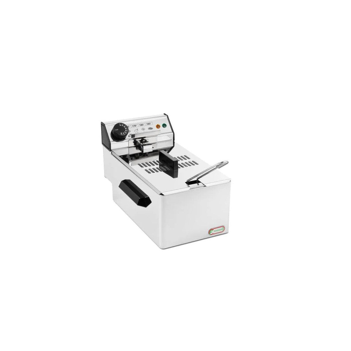 CF Friggitrice Elettrica F620 Inox 2L 1600W Cestello Fisso Rettangolare