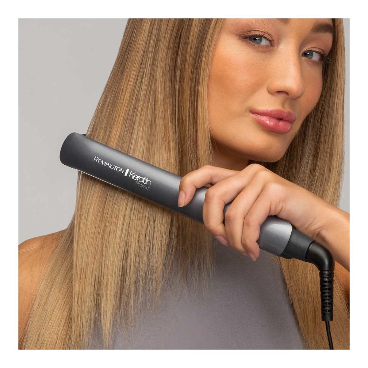 Remington S 8598 Piastra per Capelli Lisciante a Caldo Nero Grigio