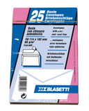Blasetti 0609 busta C6 (114 x 162 mm) Bianco 25 pz