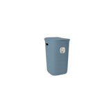 Stefanplast Portabiancheria Domus 50 lt Blu Fumoso 37x36xh56 cm in Plastica Rigenerata
