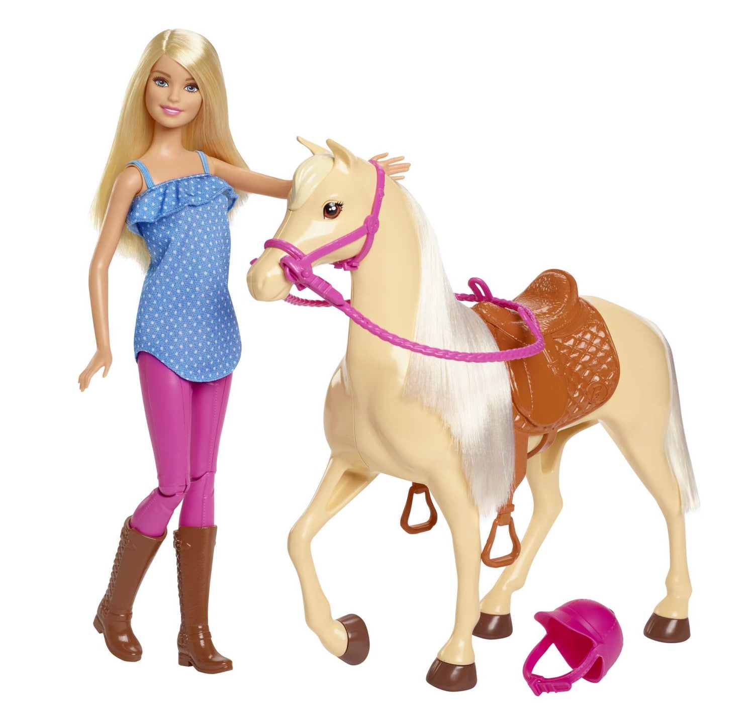 Barbie FXH13 bambola con cavallo e accessori