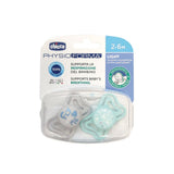 Chicco Succhietto Physioforma Light Silicone 2-6 Mesi Azzurro 2 Pezzi