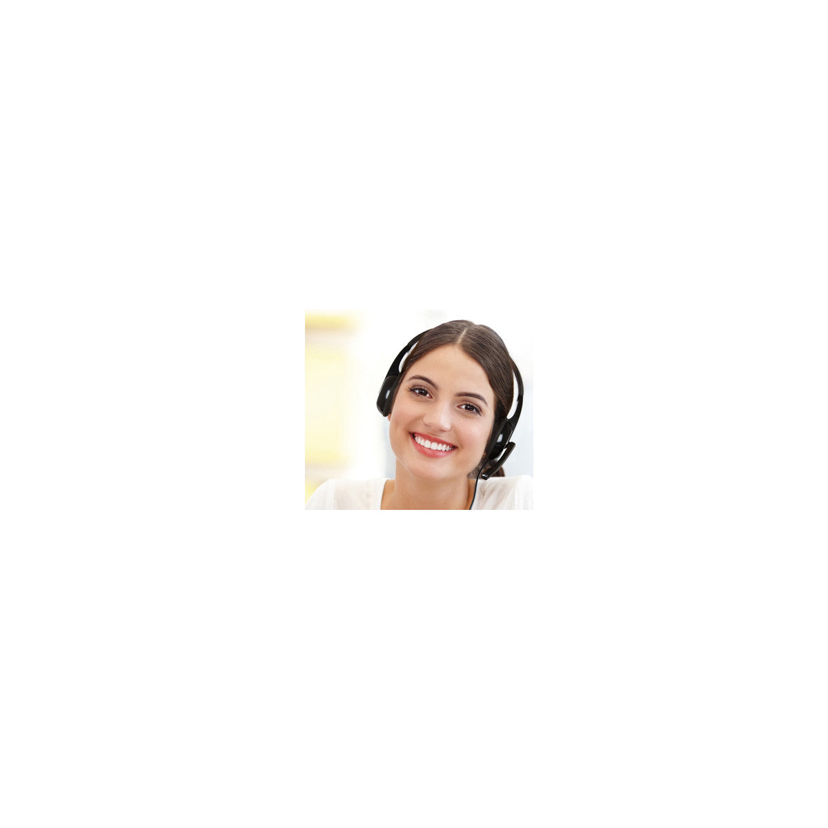 Hamlet HHEADMUS-CJ cuffia e auricolare Cablato A Padiglione Ufficio USB tipo-C Nero