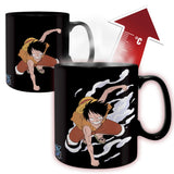 Abystyle Tazza Heat Change One Piece Luffy Ace 460 Ml