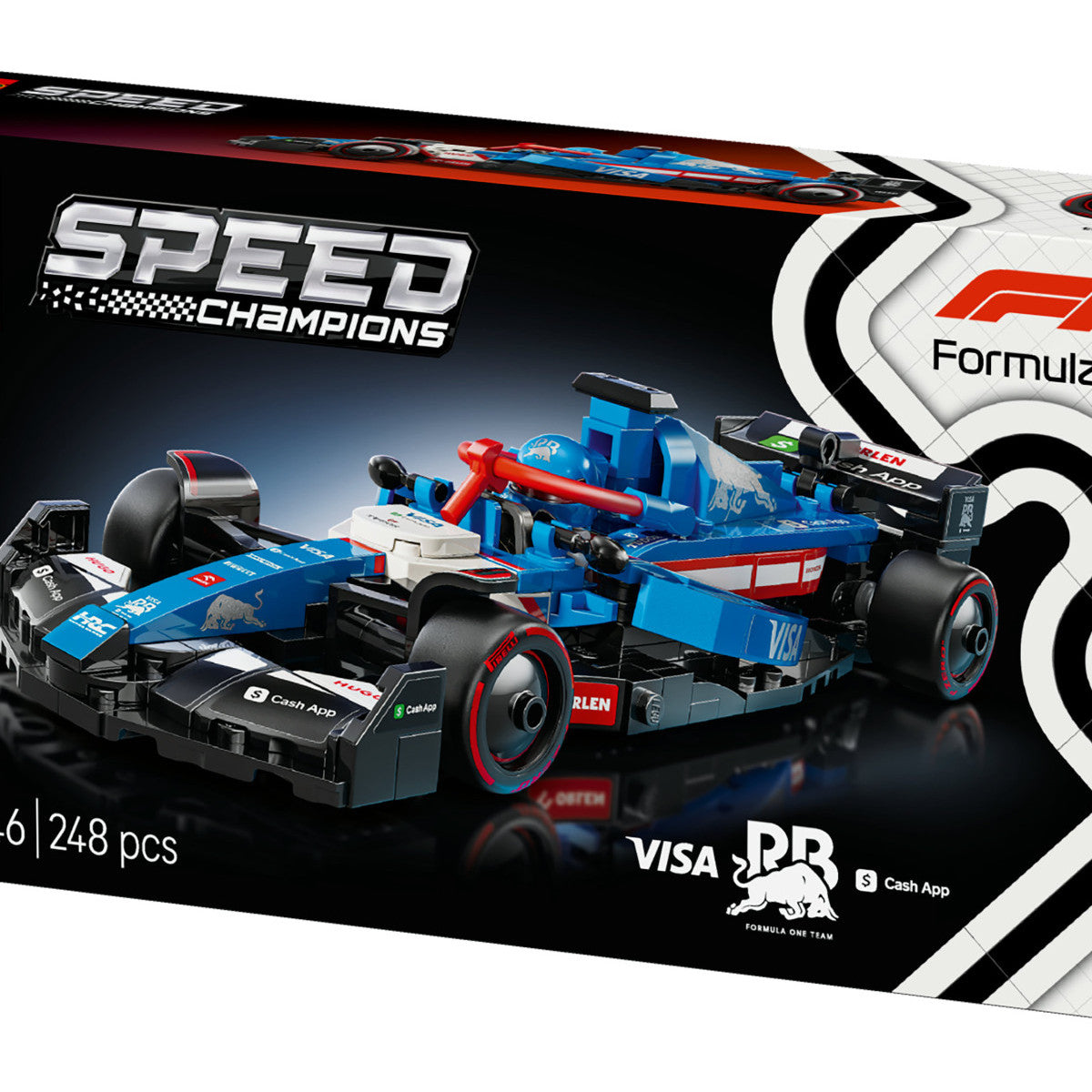 LEGO Speed Champions Set da costruzione F1 Visa Cash App RB VCARB 01 248 pezzi