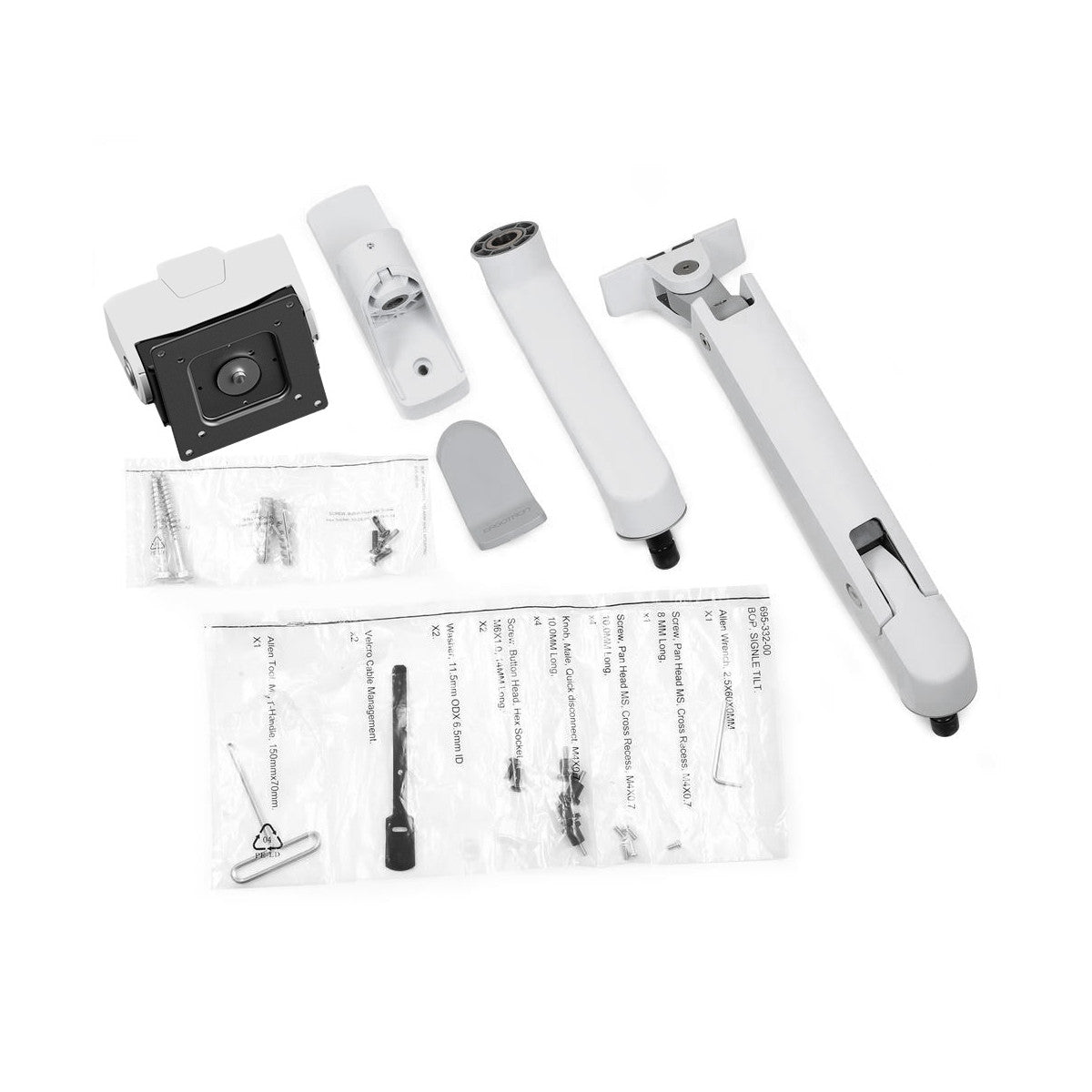 Ergotron HX Series HX ARM WITH VERY HEAVY DUTY PIVOT WALL 144,8 cm (57 pollici) Parete