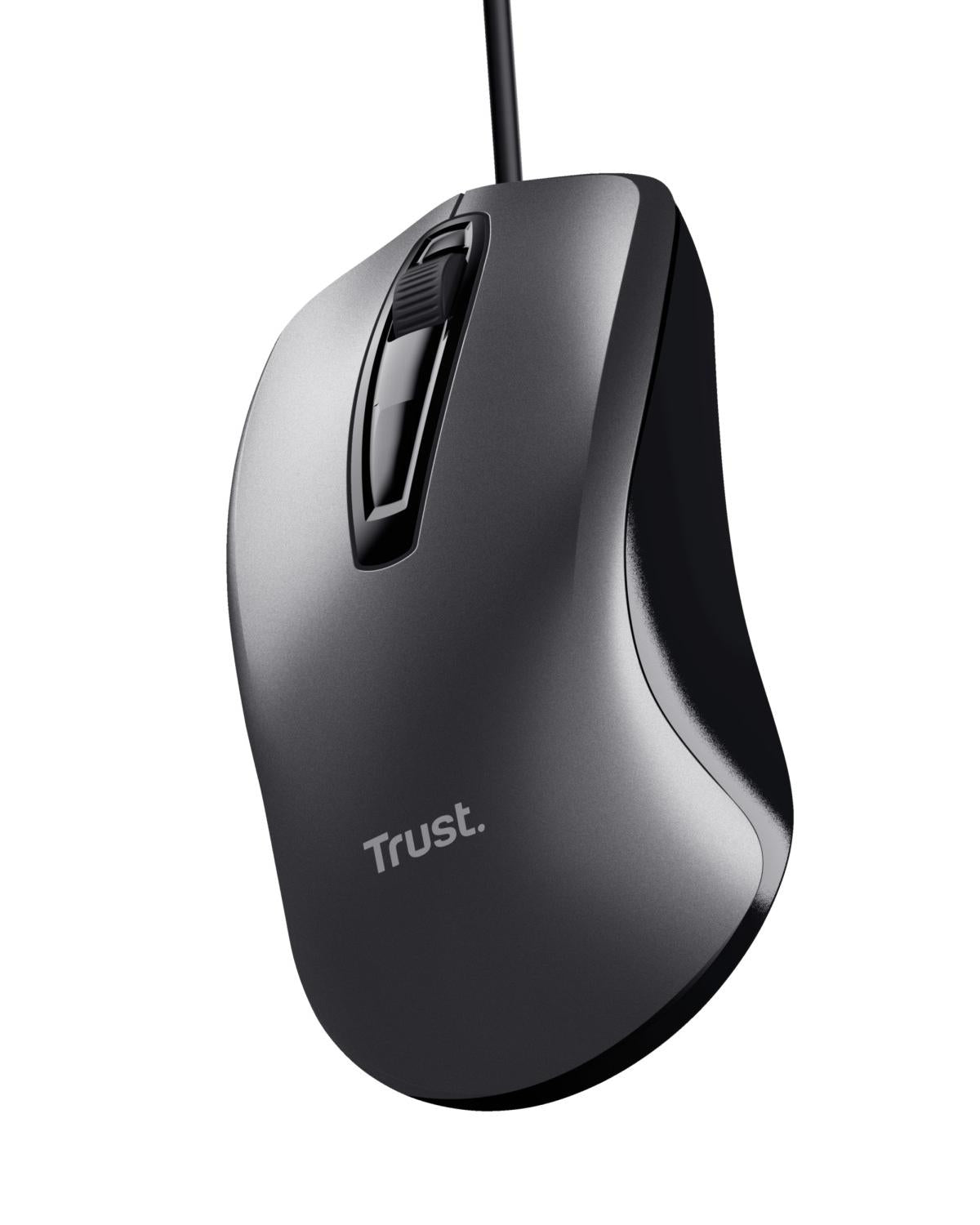 Trust Carve mouse Ambidestro USB tipo A Ottico 1200 DPI