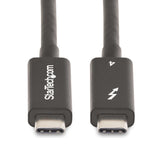StarTech.com A40G2MB-TB4-CABLE Cavo Thunderbolt 2 m 40 Gbit/s Nero