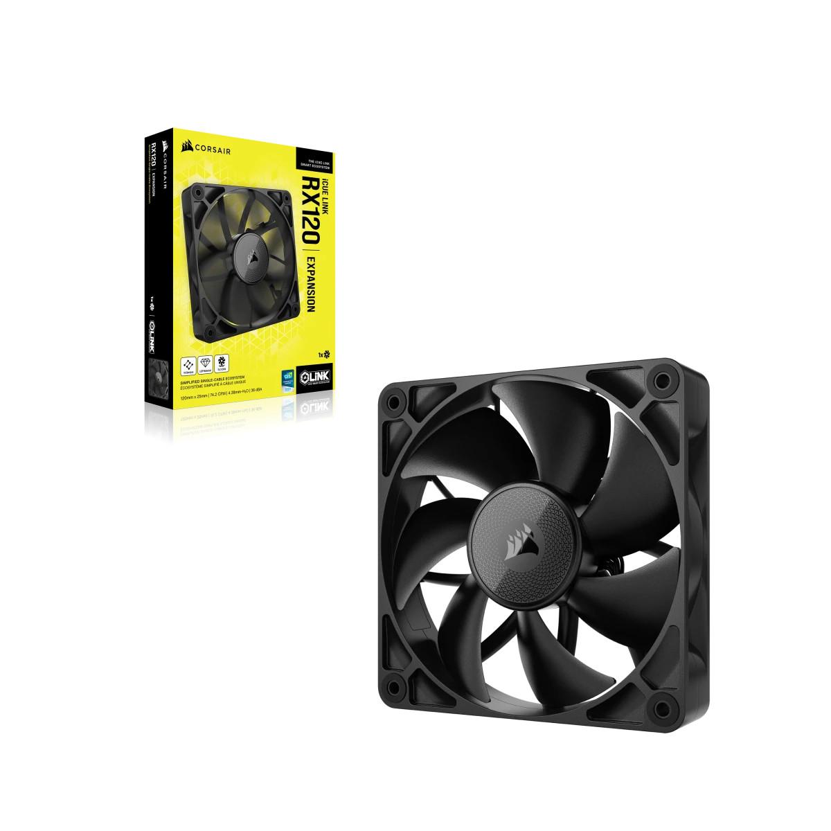 Corsair iCUE LINK RX120 Case per computer Ventilatore 12 cm Nero 1 pz