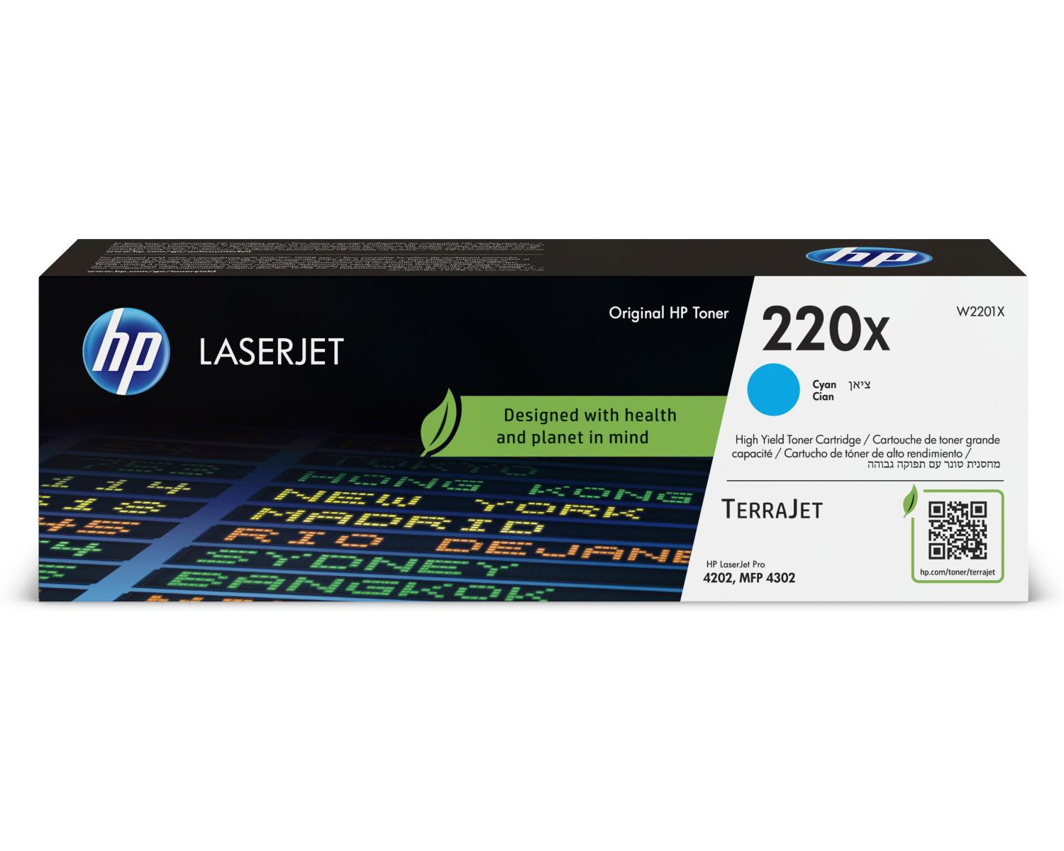 HP Cartuccia Toner Originale Ciano LaserJet 220X