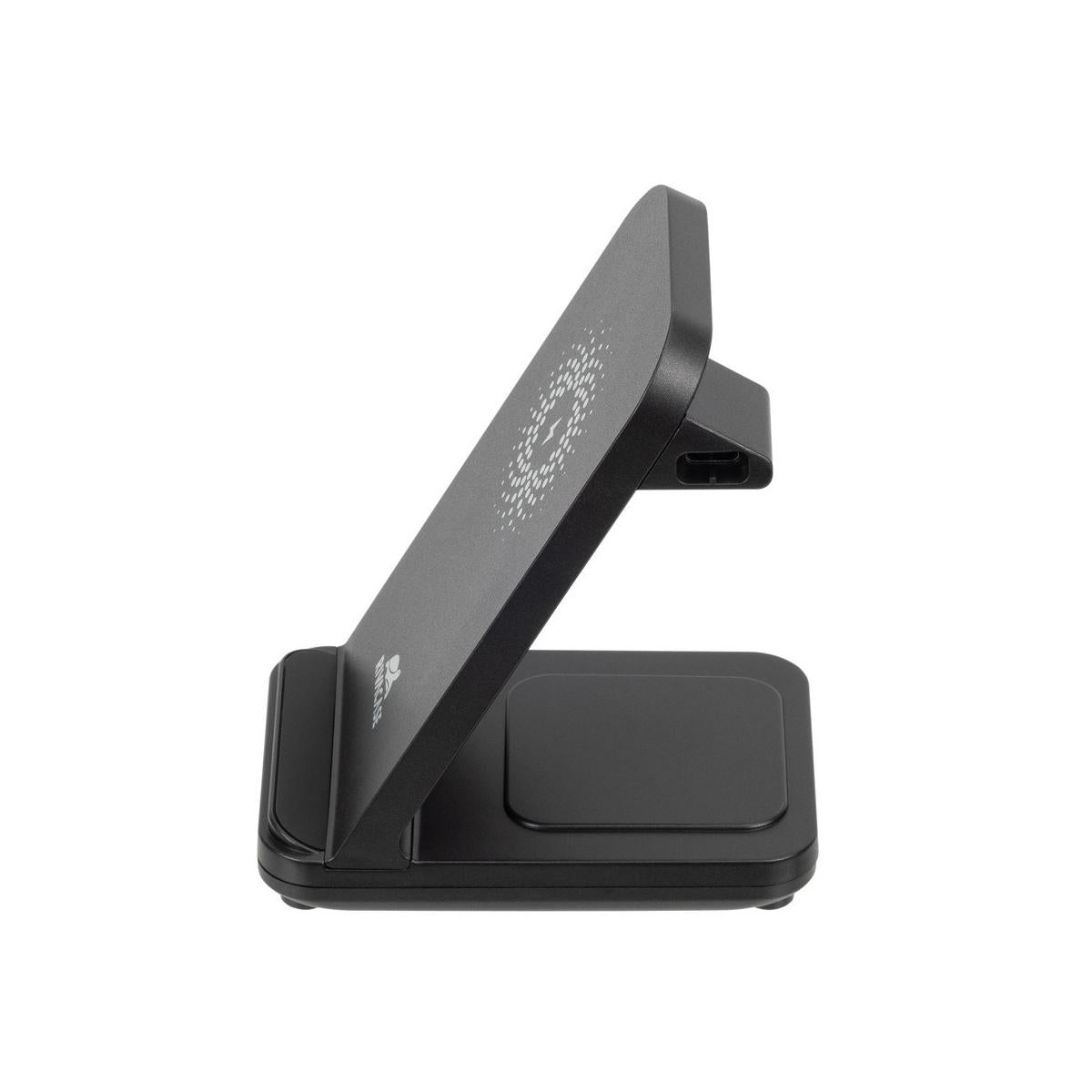 Rivacase VA4916 Caricabatterie per dispositivi mobili Orologio intelligente, Auricolare, Smartphone Nero USB Carica wireless Interno