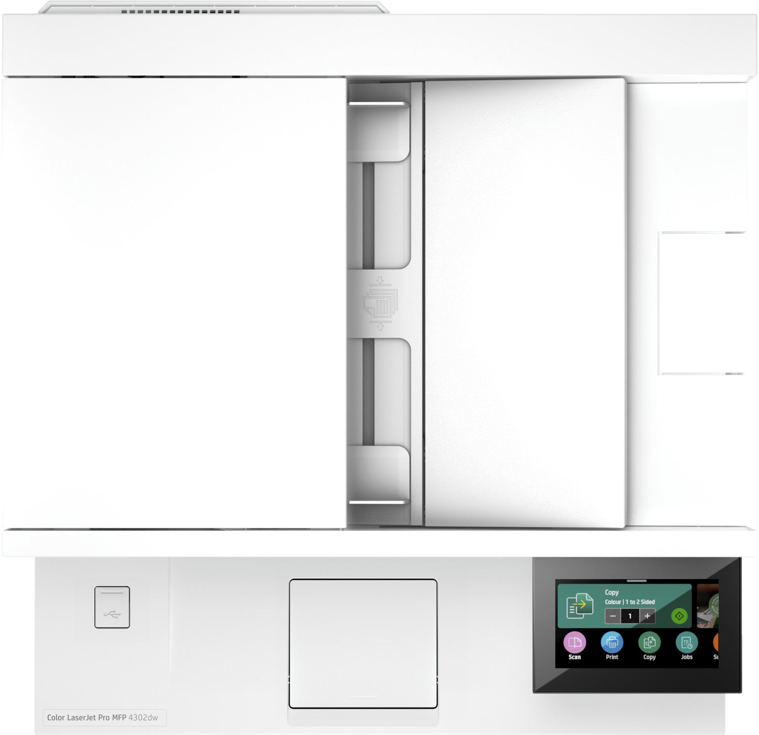 HP 4RA83F Stampante Color LaserJet Pro MFP 4302dw Printer Laser A4 600x600 DPI 33 ppm Wi Fi Bianco Blu