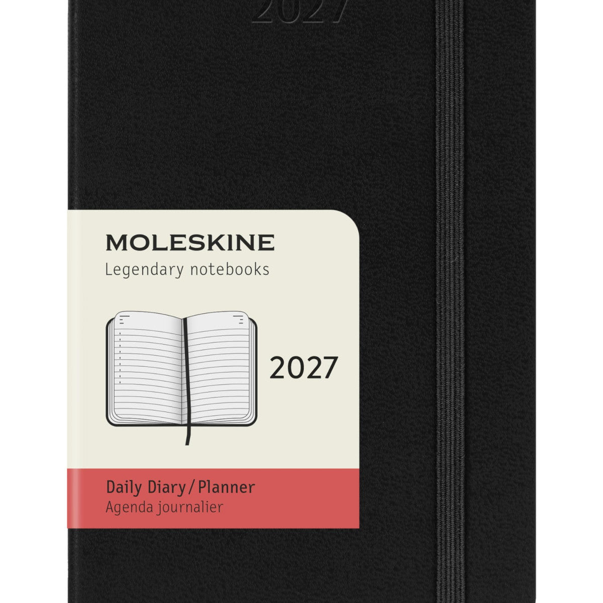 Agenda Moleskine 12 Mesi Giornaliera Large Nera Rigida 2027
