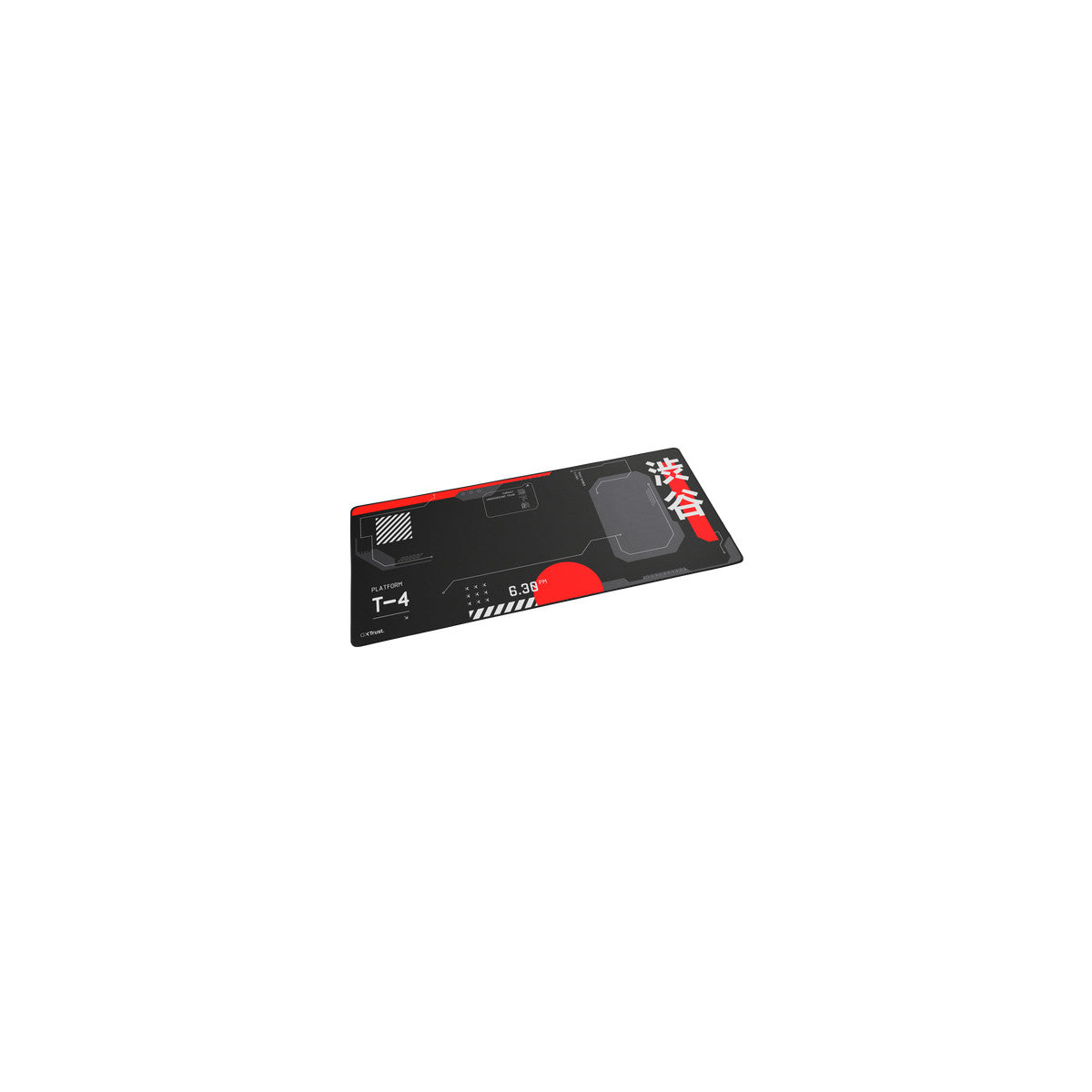 Trust GXT 759 XXL Tappetino per mouse per gioco da computer Nero, Rosso