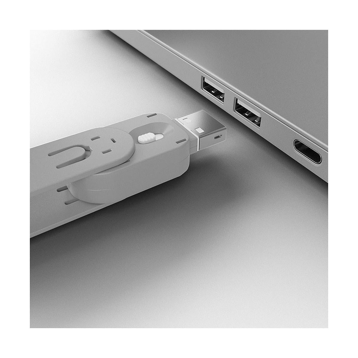 Lindy 40454 clip sicura Bloccaporte chiave USB tipo A Bianco Acrilonitrile butadiene stirene (ABS) 5 pz