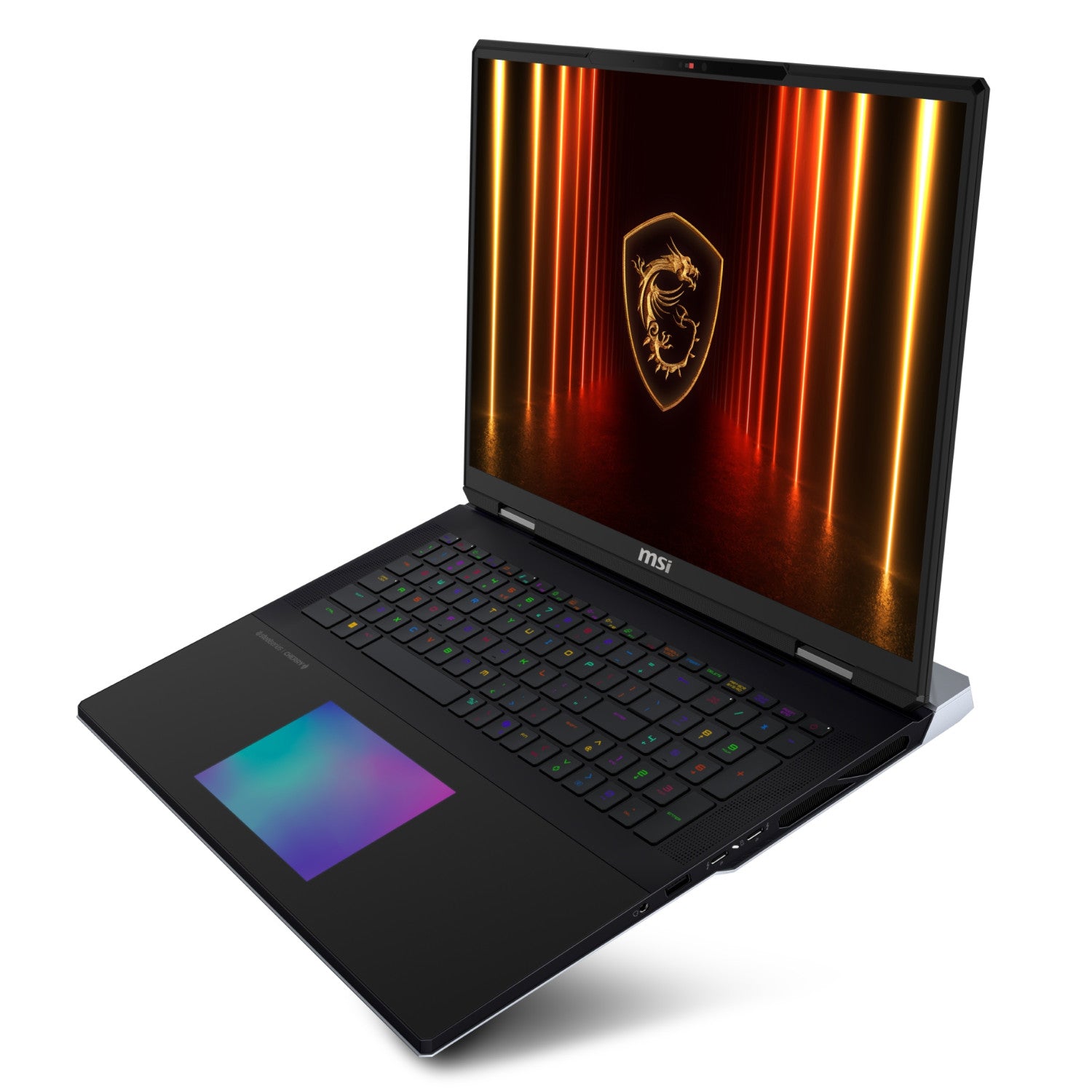 MSI Titan 18 HX A2WJ-1079IT Intel Core Ultra 9 290HX Plus Computer portatile 45,7 cm (18") UHD+ 64 GB DDR5-SDRAM 2 TB SSD NVIDIA GeForce RTX 5090 Wi-Fi 7 (802.11be) Windows 11 Home Nero