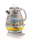 Ariete 2869 Bollitore Positano, Bollitore Elettrico, 1,7L, Infusi, the, tisane, Base cordless, Autospegnimento