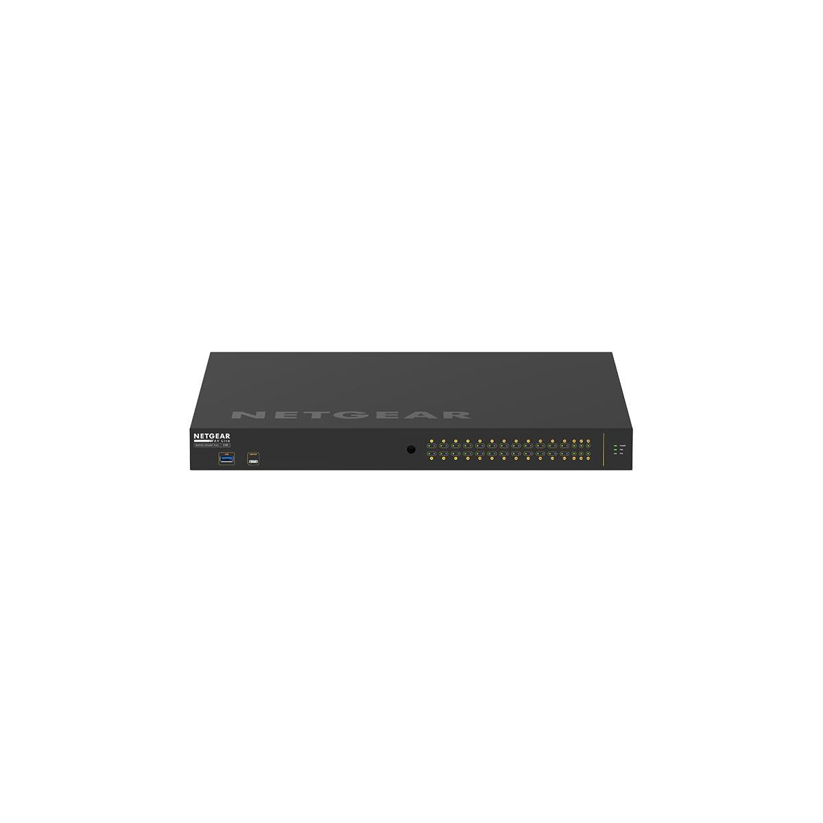 NETGEAR M4250-26G4XF-PoE Gestito L2/L3 Gigabit Ethernet (10/100/1000) Supporto Power over Ethernet (PoE) 1U Nero