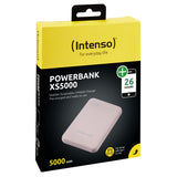 Intenso XS5000 Polimeri di litio (LiPo) 5000 mAh Rosa