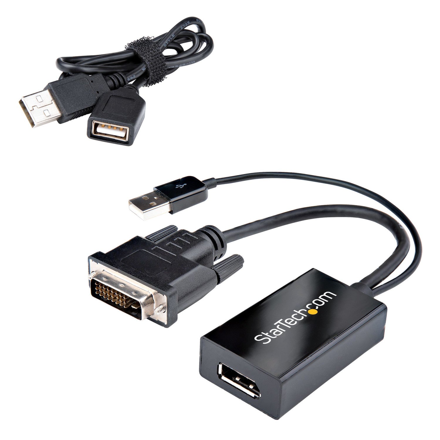 StarTech DVI2DP2 Cavo e Adattatore Video 0,254 m DVI-D Nero