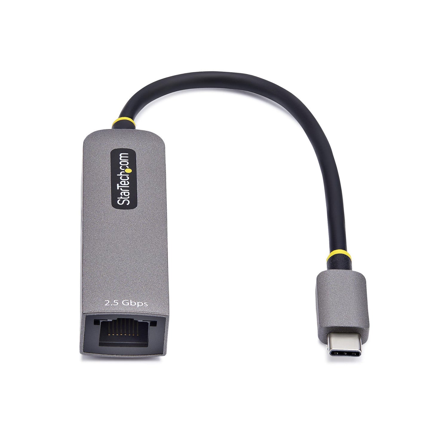 StarTech.com Adattatore Ethernet USB C, Convertitore di Rete NBASE-T 2.5/1GbE da USB Type-C 3.0 a RJ45, NIC PD 100W Pass-Through compatibile Thunderbolt, Win e Mac