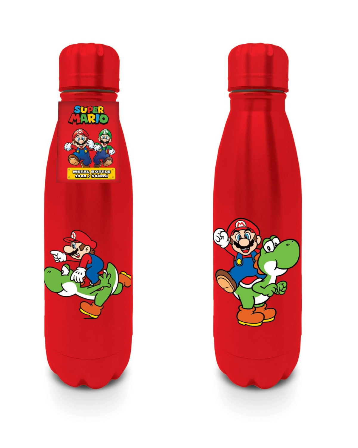 Pyramid International 540 Ml Borraccia Super Mario e Yoshi Multicolore PDB26453