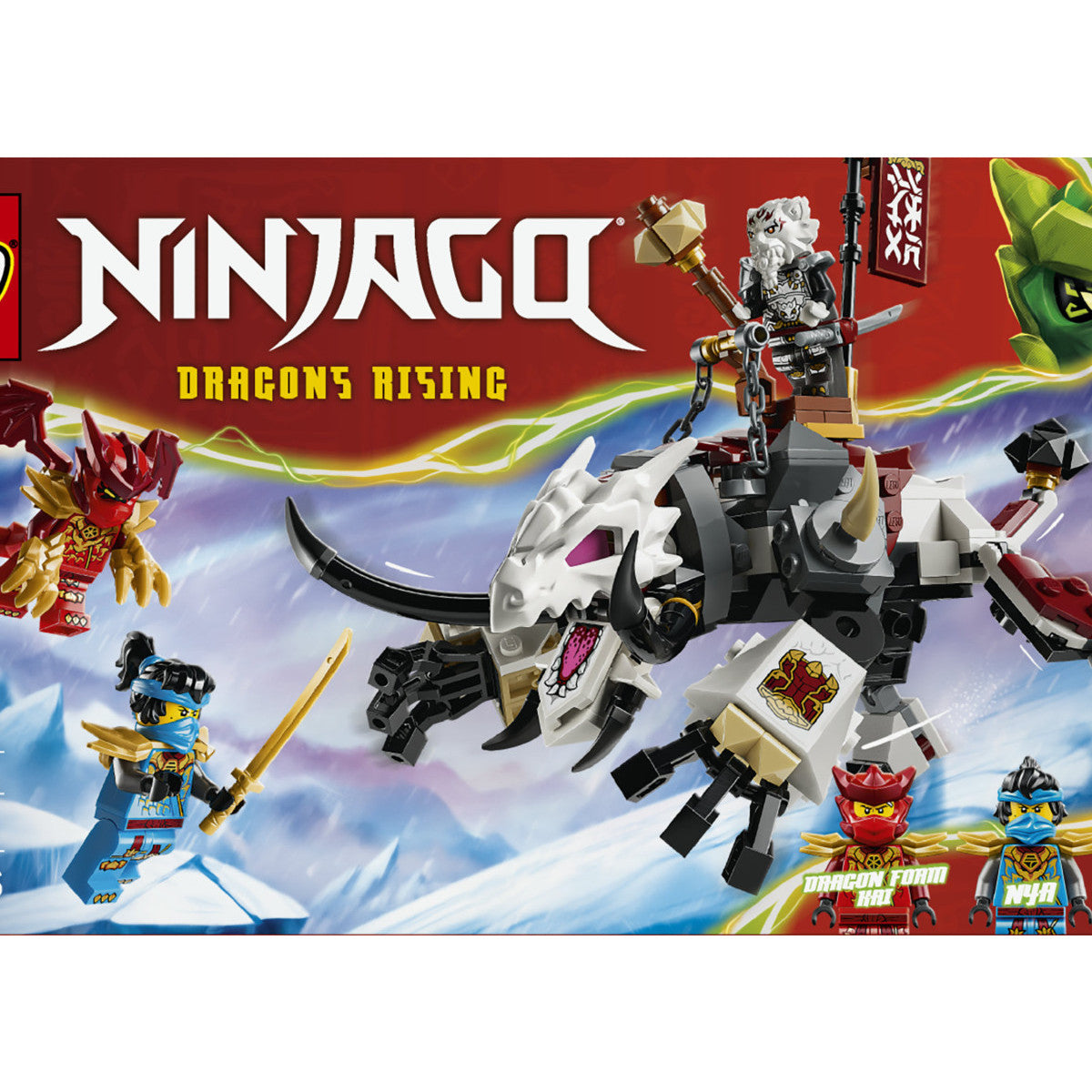 LEGO Ninjago 71863 Zilvar e Grimtak la Bestia Drago, Set da Costruzione con Action Figure e 3 Minifigure, 232 Pezzi, per Bambini 7
