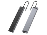 Conceptronic DONN32B replicatore di porte e docking station per laptop Cablato USB 3.2 Gen 1 (3.1 Gen 1) Type-C Grigio, Argento