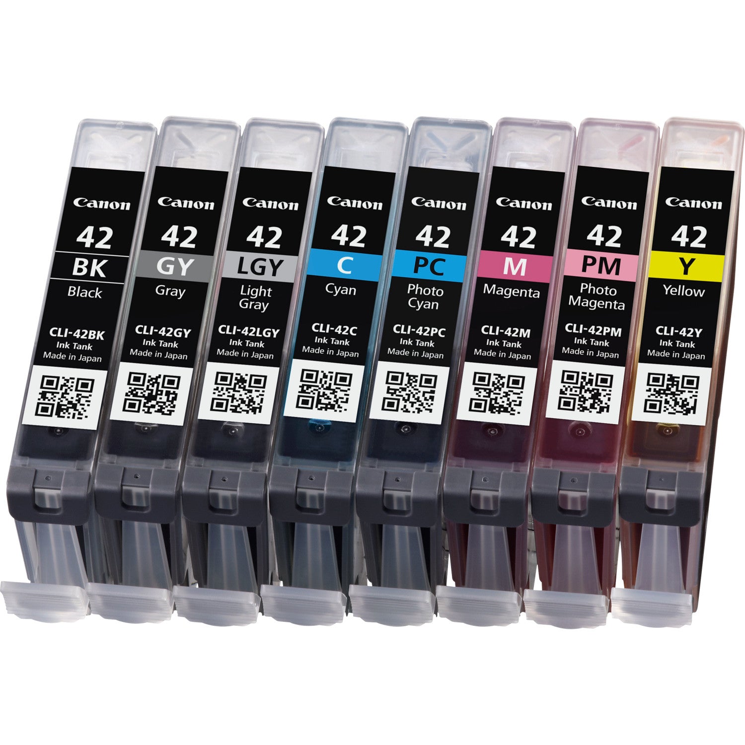 Canon 6384B010 cartuccia d'inchiostro 8 pz Originale Resa standard Nero, Ciano, Grigio, Grigio chiaro, Magenta, Ciano per foto, Magenta per foto, Giallo