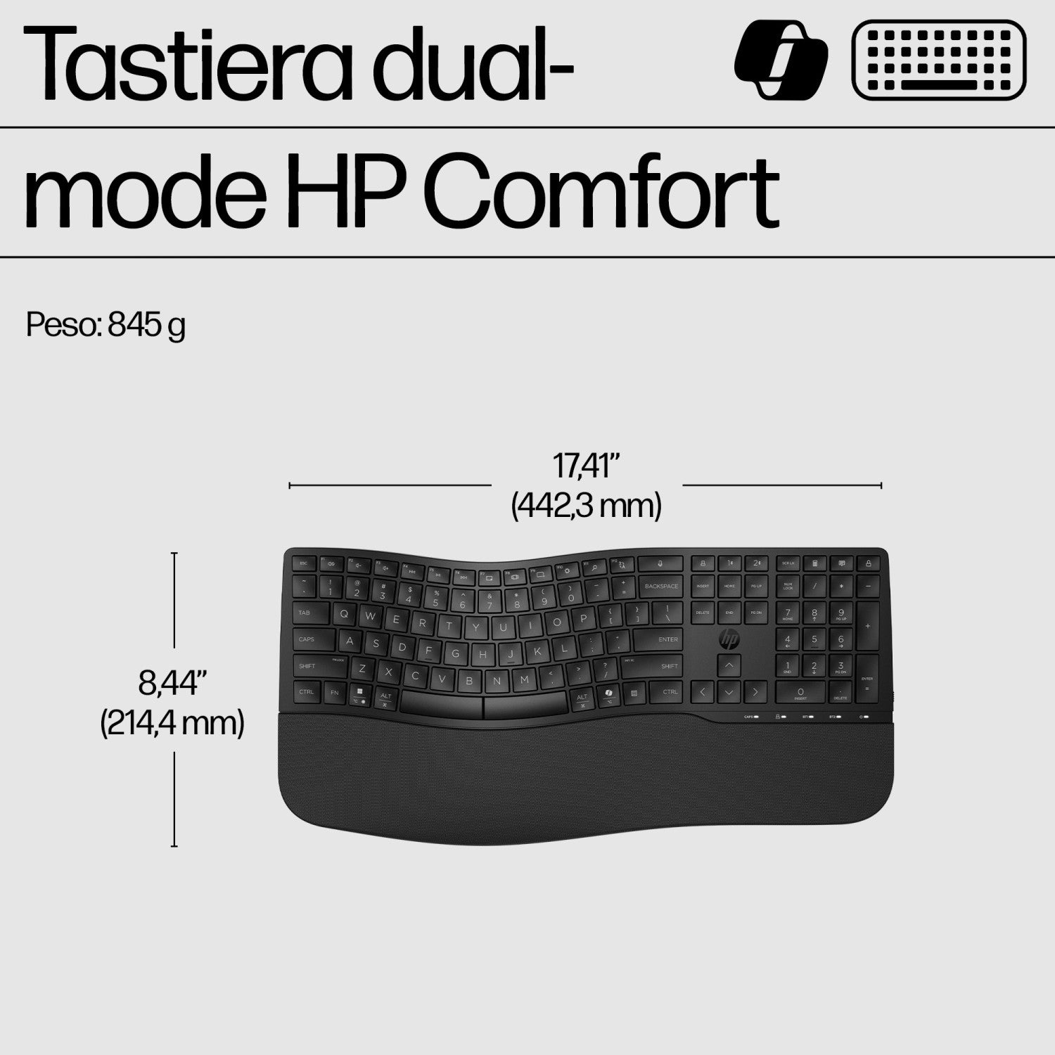HP Tastiera dual mode 680 Comfort